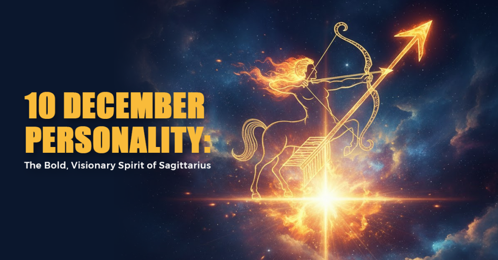10 December Personality: The Bold, Visionary Spirit of Sagittarius